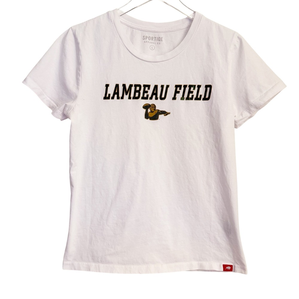 Sportiqe Apparel Co Lambeau Field Green‎ Bay Packers Graphic T Shirt L